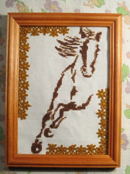 Работа «Лошадь. Монохром.»