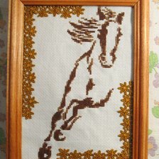 Работа «Лошадь. Монохром.»