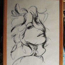 Работа «Златовласка. Монохром.»