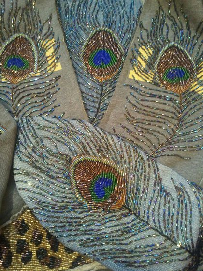 Работа «Перо павлина»