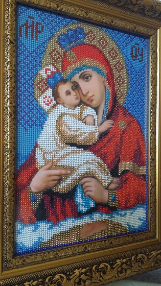 Работа «Икона Божьей Матери»