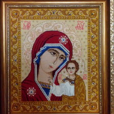 Работа «Казанская Божия Матерь»