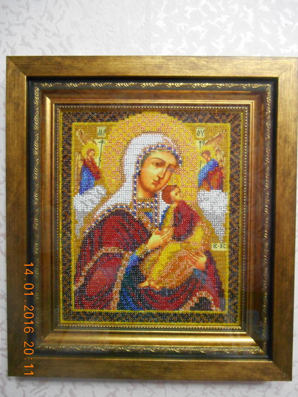 Работа «Страстная икона Божией  Матери»