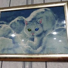 Работа «Белый котик»