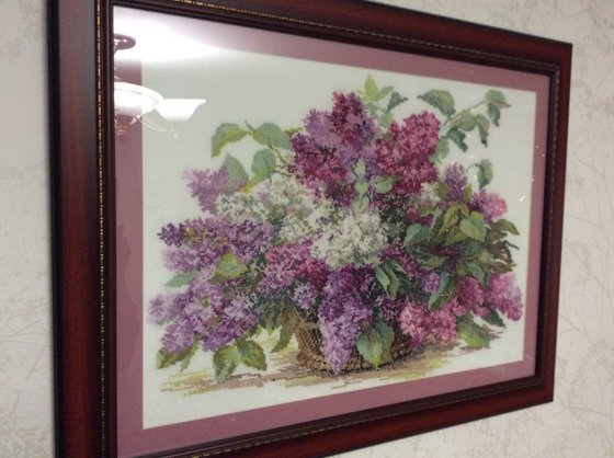 Работа «Сирень»