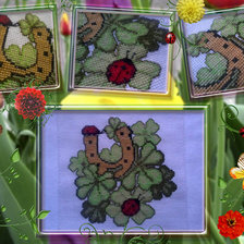 Работа «Оберег "Подкова и клевер"»