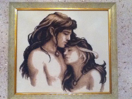 Работа «Влюбленные»