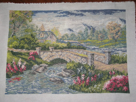 Работа «Загородный  пейзаж»