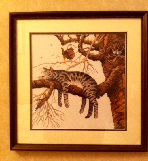 Работа «Спящий кот»