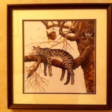 Работа «Спящий кот»