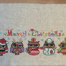 Работа «Новогодние совушки»