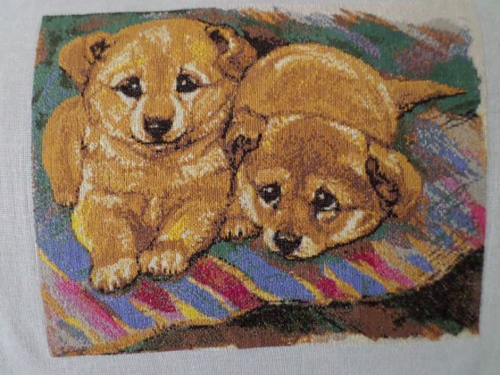 Работа «Щеночки»