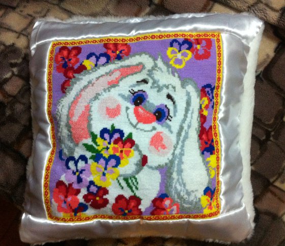 Работа «Подушечка для племіннички)»