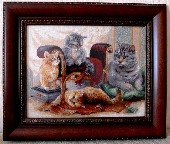 Работа «Кошачье семейство»
