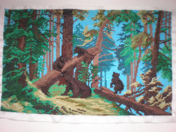 Работа «мишки в лесу»