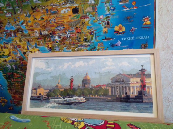 Работа «Набережная Питера»