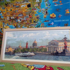 Работа «Набережная Питера»