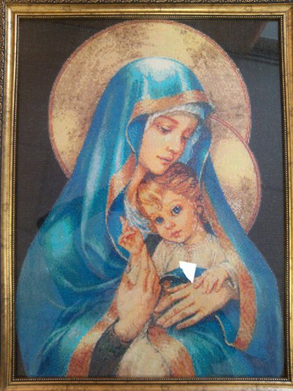 Работа «Мадонна с младенцем»