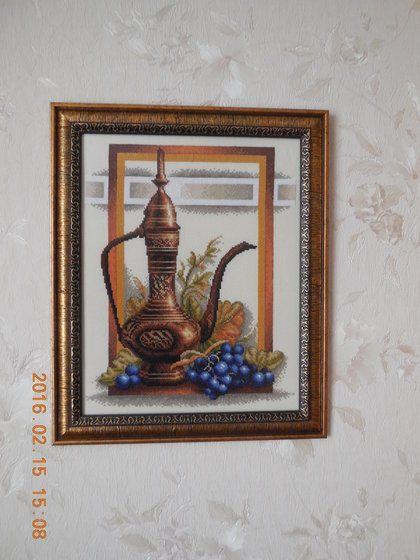 Работа «Натюрморт с виноградом»