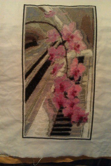 Работа «Рояль и орхидея»