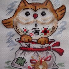 Работа «Совушка (Мешочек счастья) набор Panna»