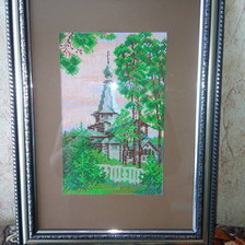 Работа «Храм в лесу...»