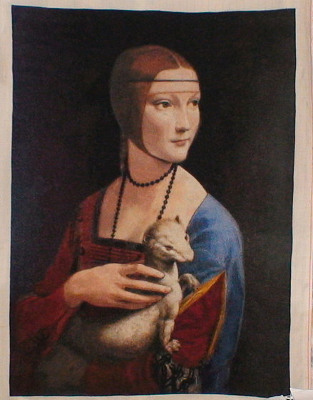 Работа «"Дама с горностаем"»