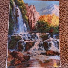 Работа «Водопад в горах»