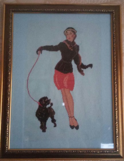 Работа «Дама с пуделем»