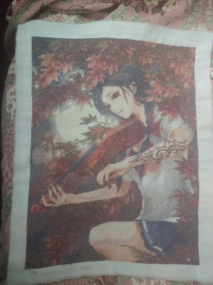 Работа «девушка со скрипкой»