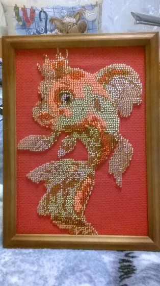 Работа «Золотая рыбка в подарок»