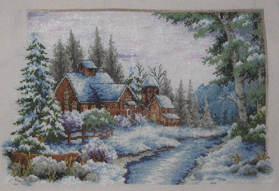 Работа «Зимний пейзаж»