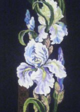 Работа «панно"ирисы"»