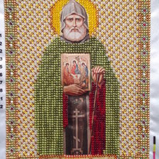 Работа «Икона преп. Александра Свирского»