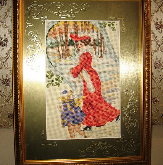 Работа «Рождественская открытка»