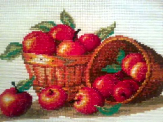 Работа «Осенние яблоки»