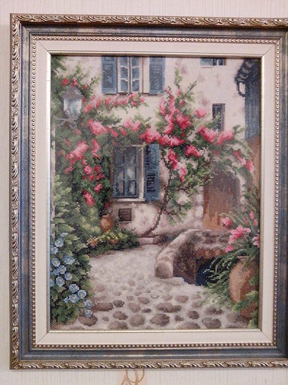 Работа «уютный дворик»