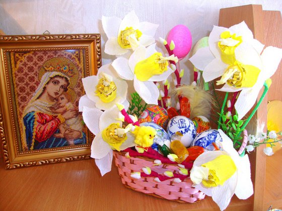 Работа «Конфетный букет»