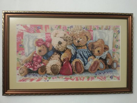 Работа «Семейство мишек»