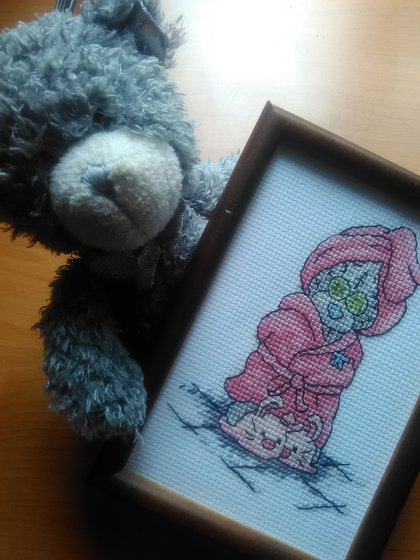 Работа «Теддик для мамочки»