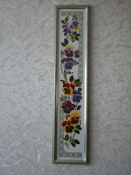 Работа «Панелька "Анютины глазки"»