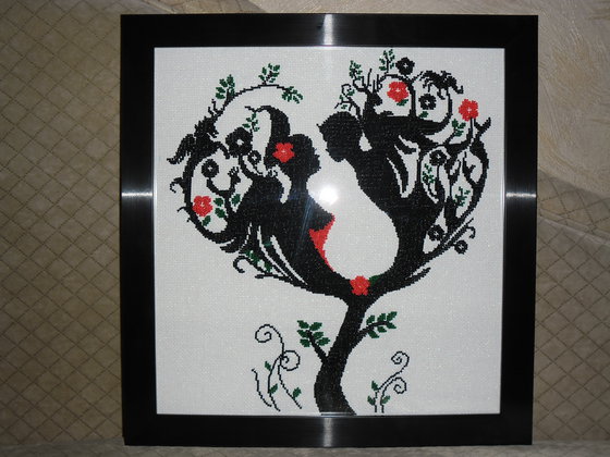 Работа «вышивка биссиром»