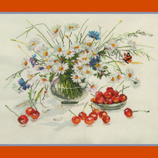 Работа «ромашки и черешня»