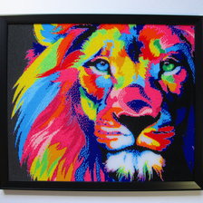 Работа «Сolorful Lion»