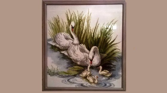 Работа «Лебединая семья»