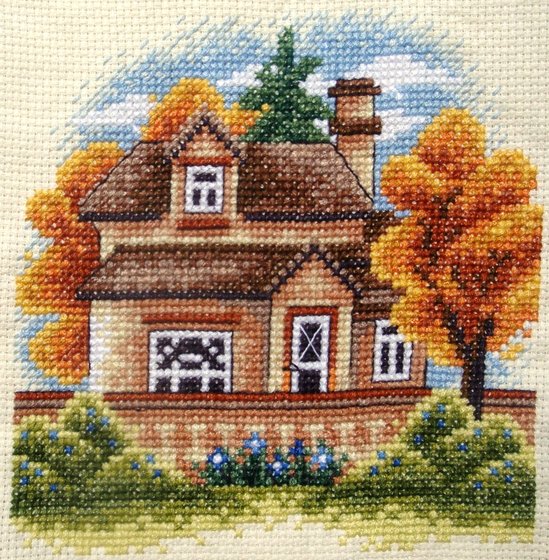 Работа «Домик за забором»