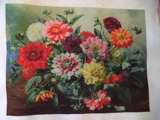Работа «Георгины. Автор gimikc»