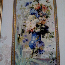 Работа «Хризантемы»