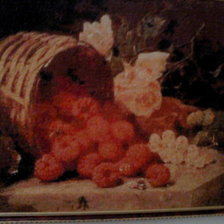 Работа «Натюрморт с малиной»