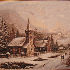 Работа «Зимний пейзаж»